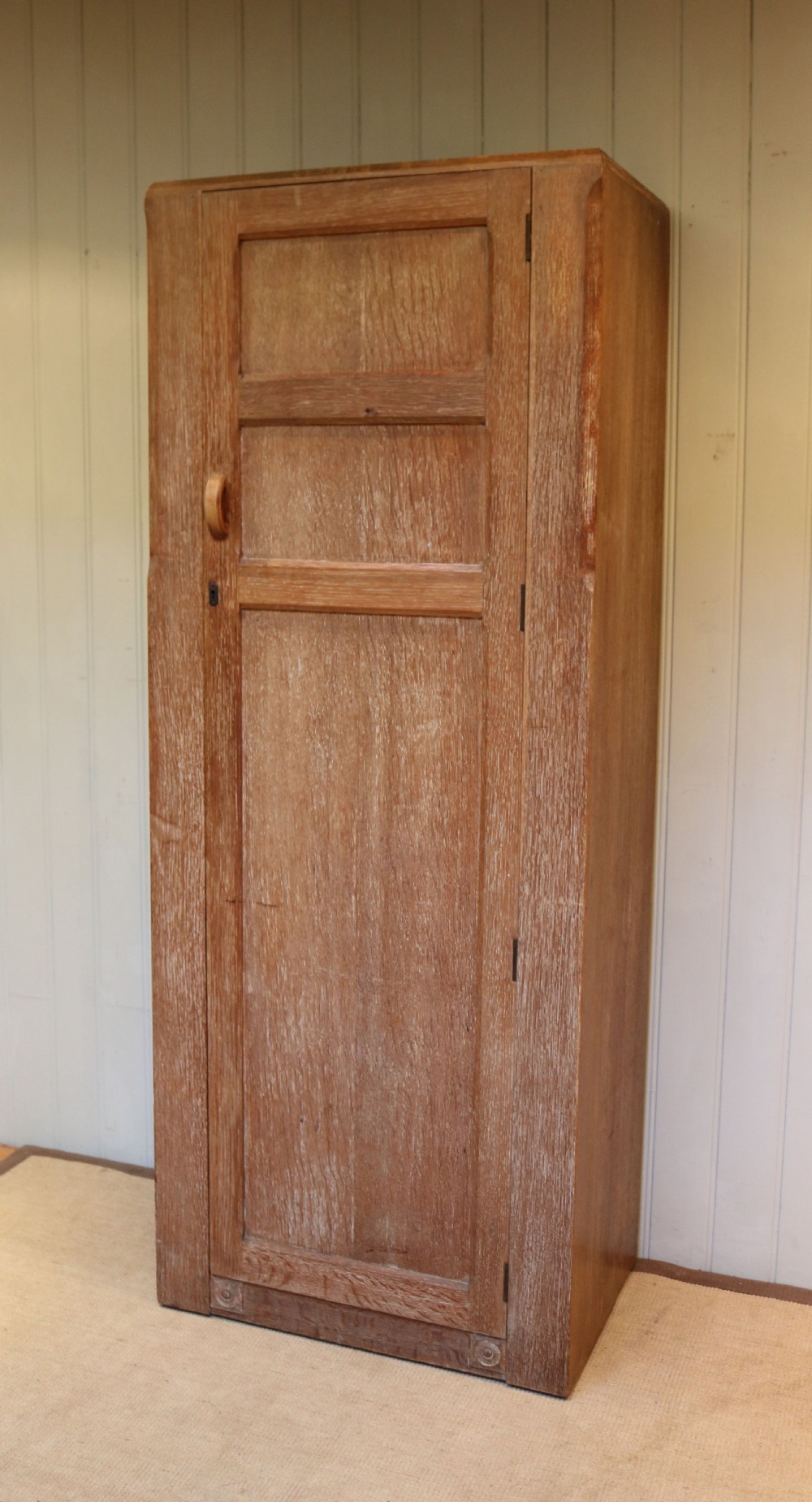 Single Limed Oak Wardrobe