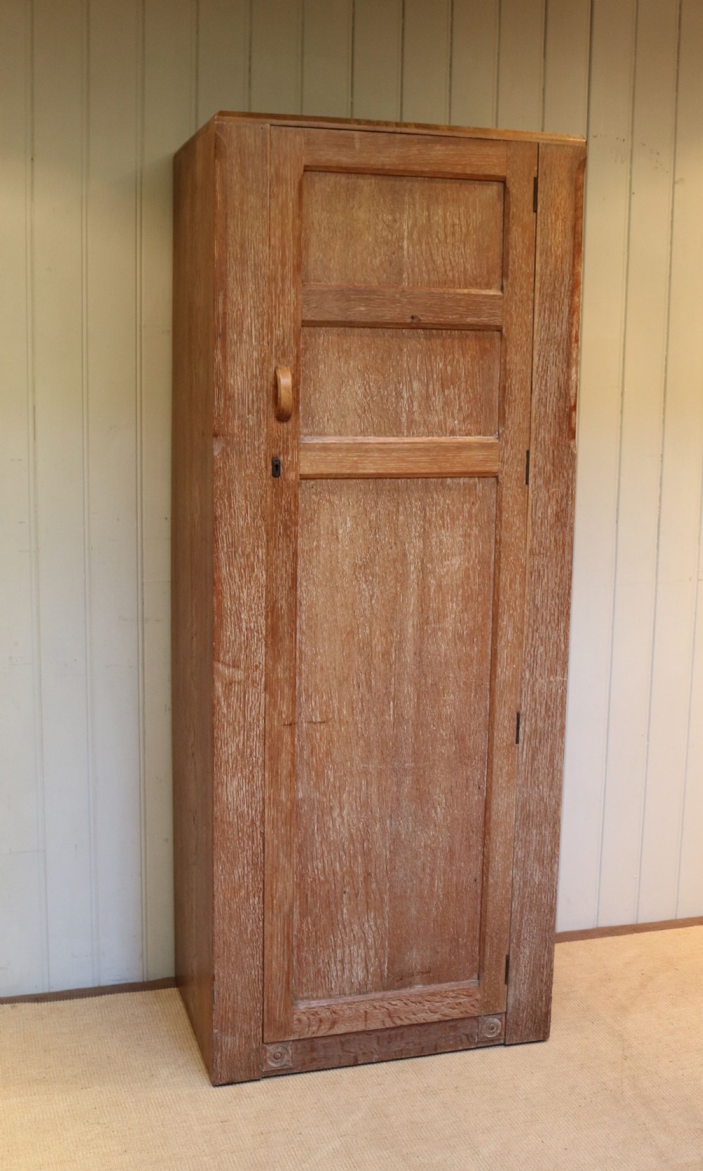 Single Limed Oak Wardrobe View III