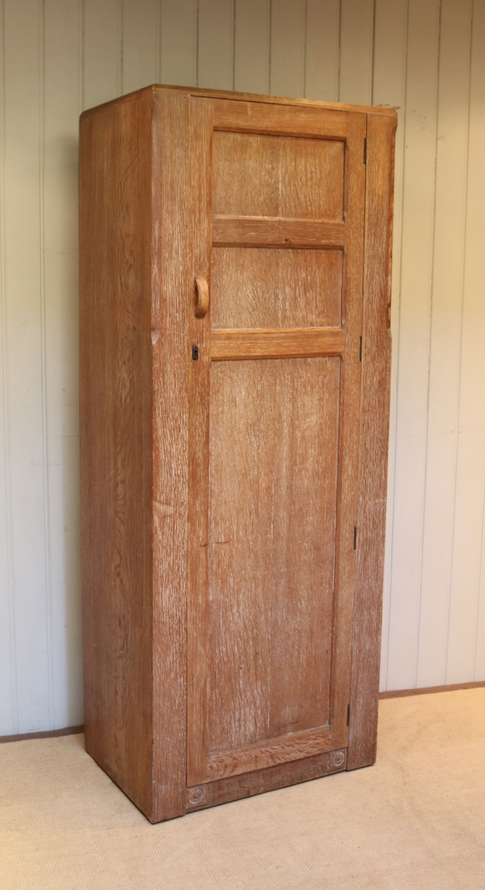 Single Limed Oak Wardrobe View V
