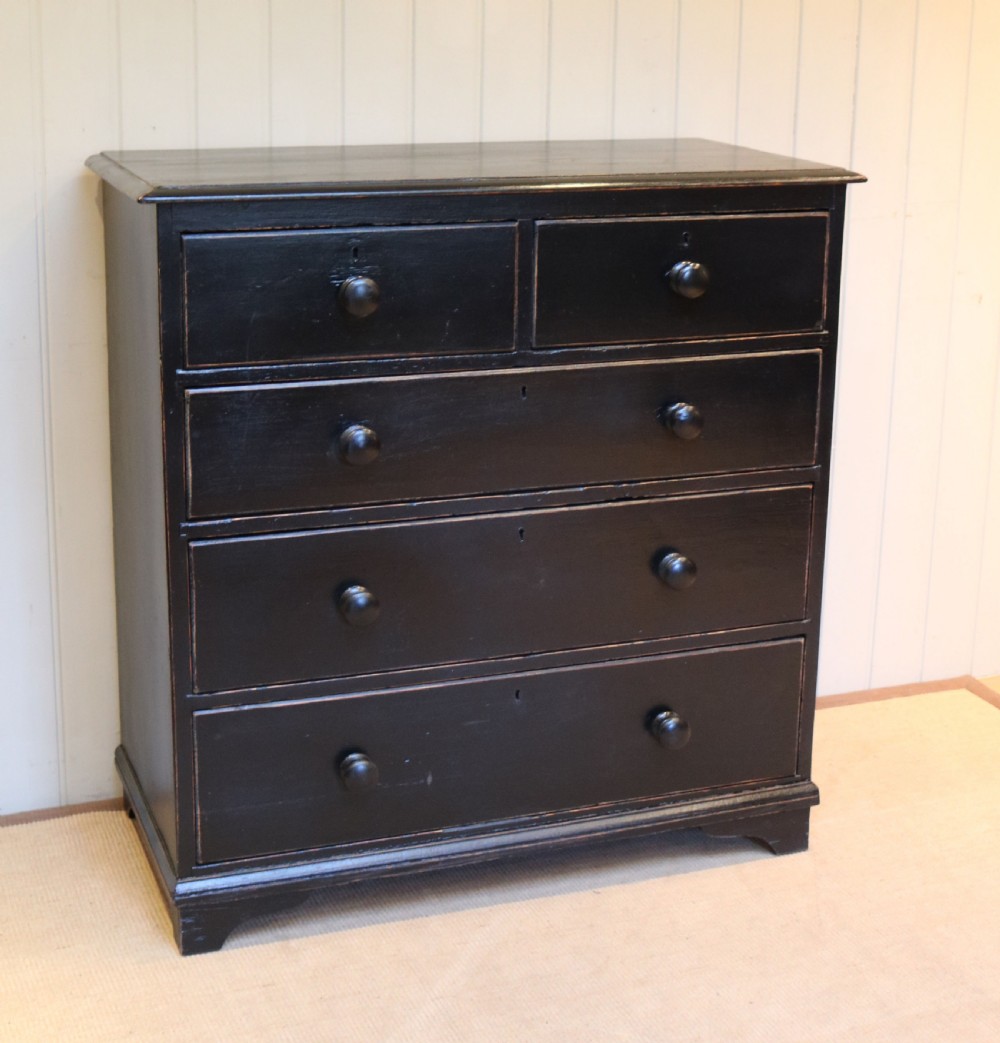 Victorian Painted Chest Of Drawers View II