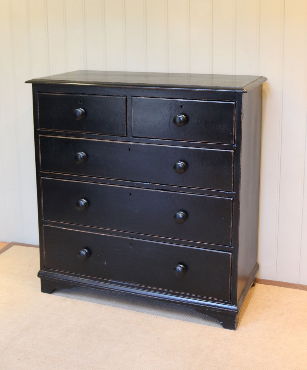 Victorian Painted Chest Of Drawers View III