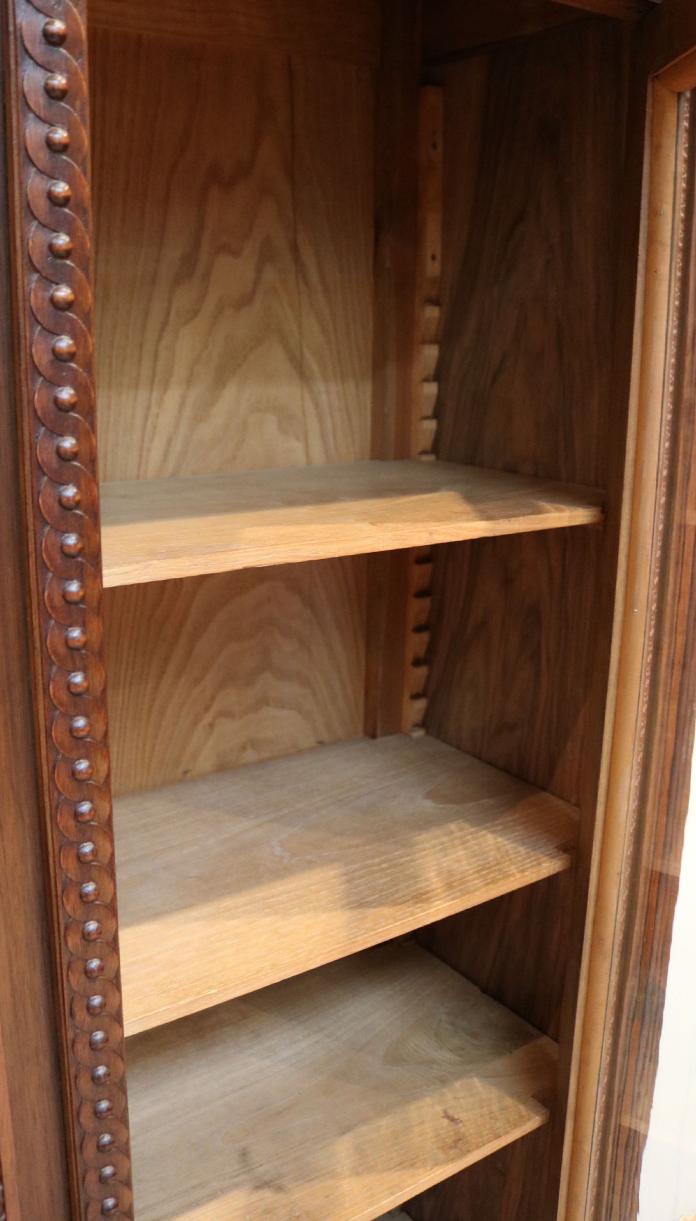 French Walnut Glazed Bookcase View IX
