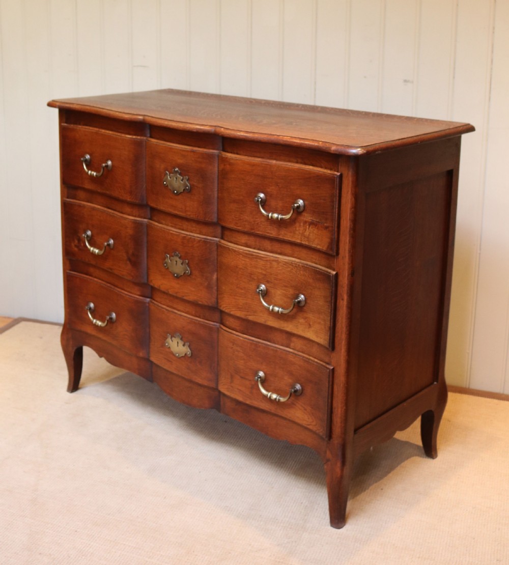 Large French Oak Chest Of Drawers  View V