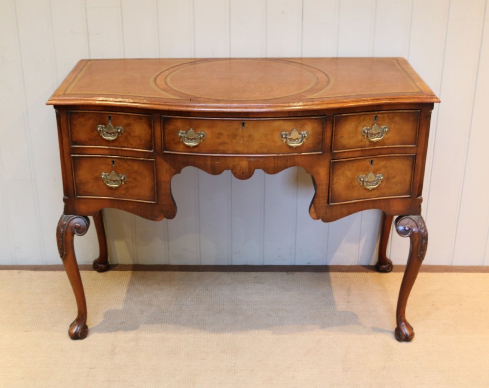 Walnut Kneehole Desk