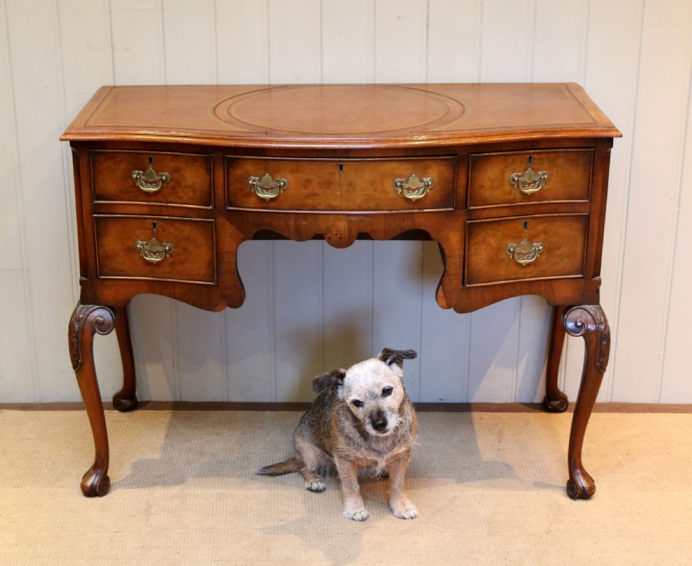 Walnut Kneehole Desk View III