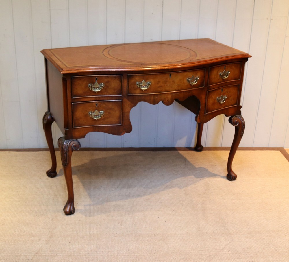 Walnut Kneehole Desk View VII