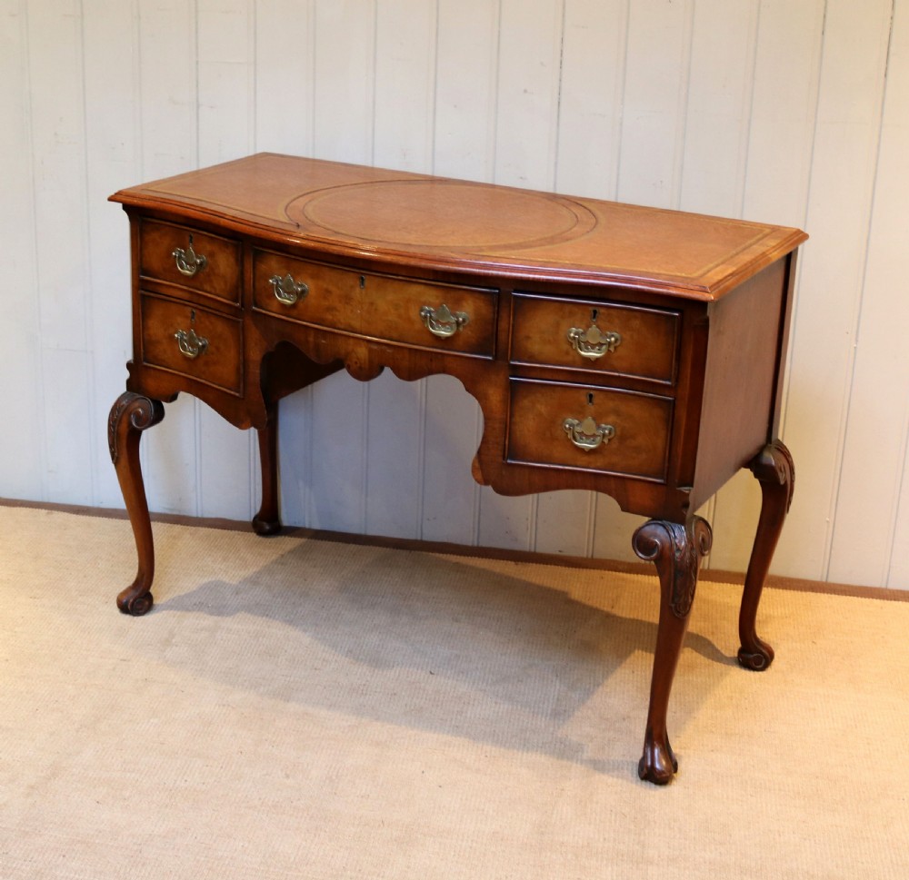 Walnut Kneehole Desk View VIII