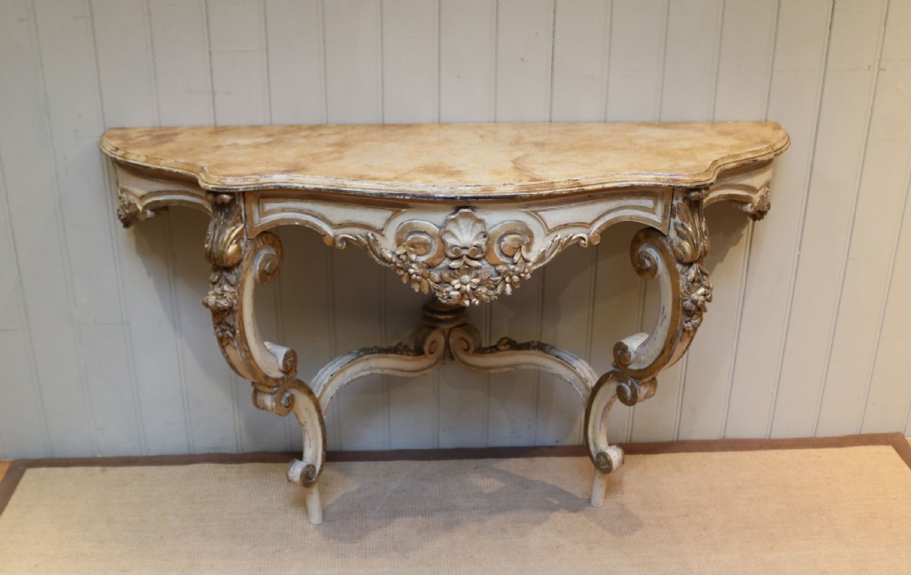Pair Of Painted Console Tables View III
