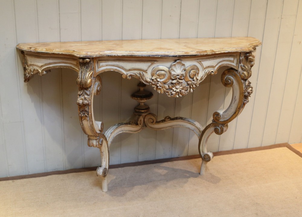 Pair Of Painted Console Tables View VI