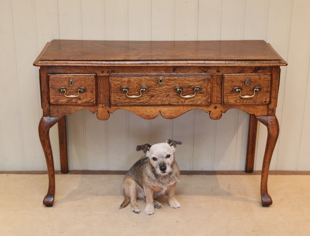 George III Oak Dresser Base  View II