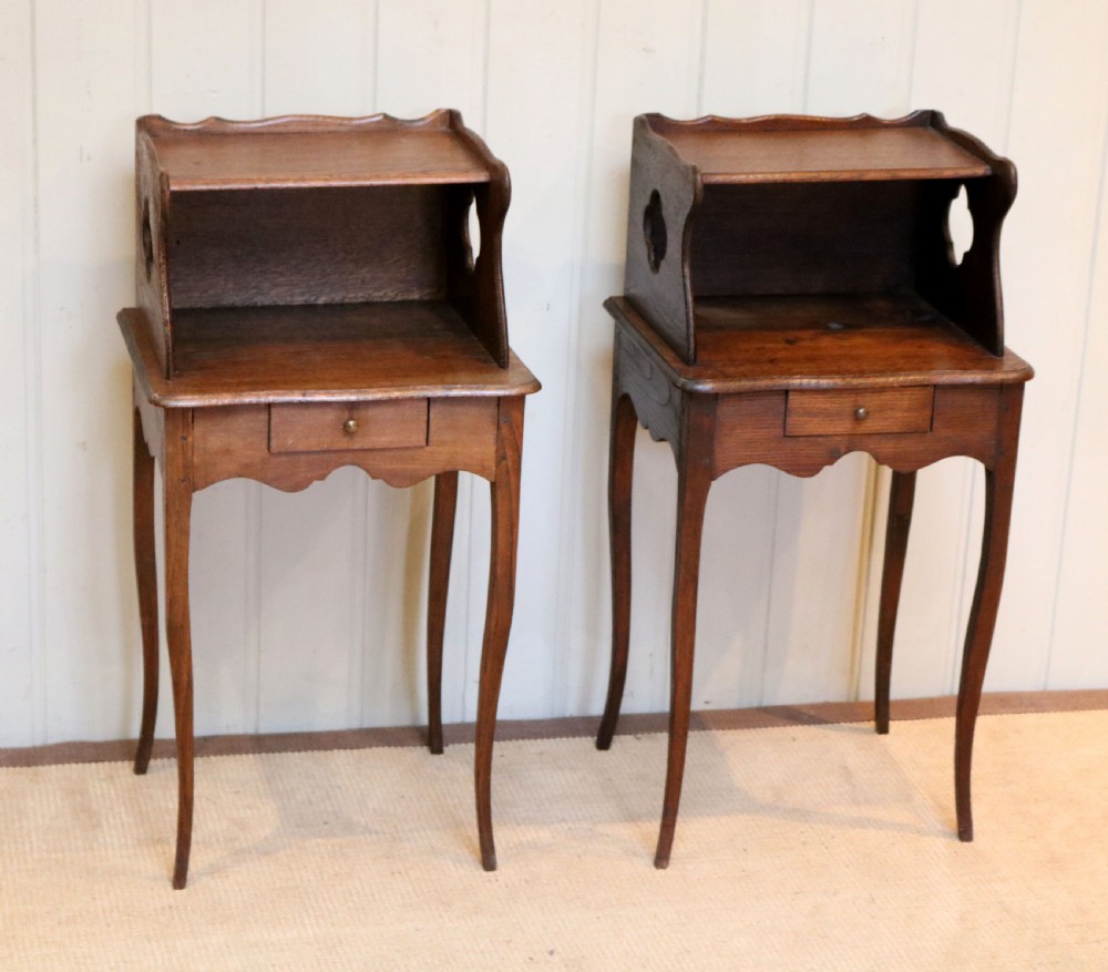 Pair Of Oak Bedside Cabinets