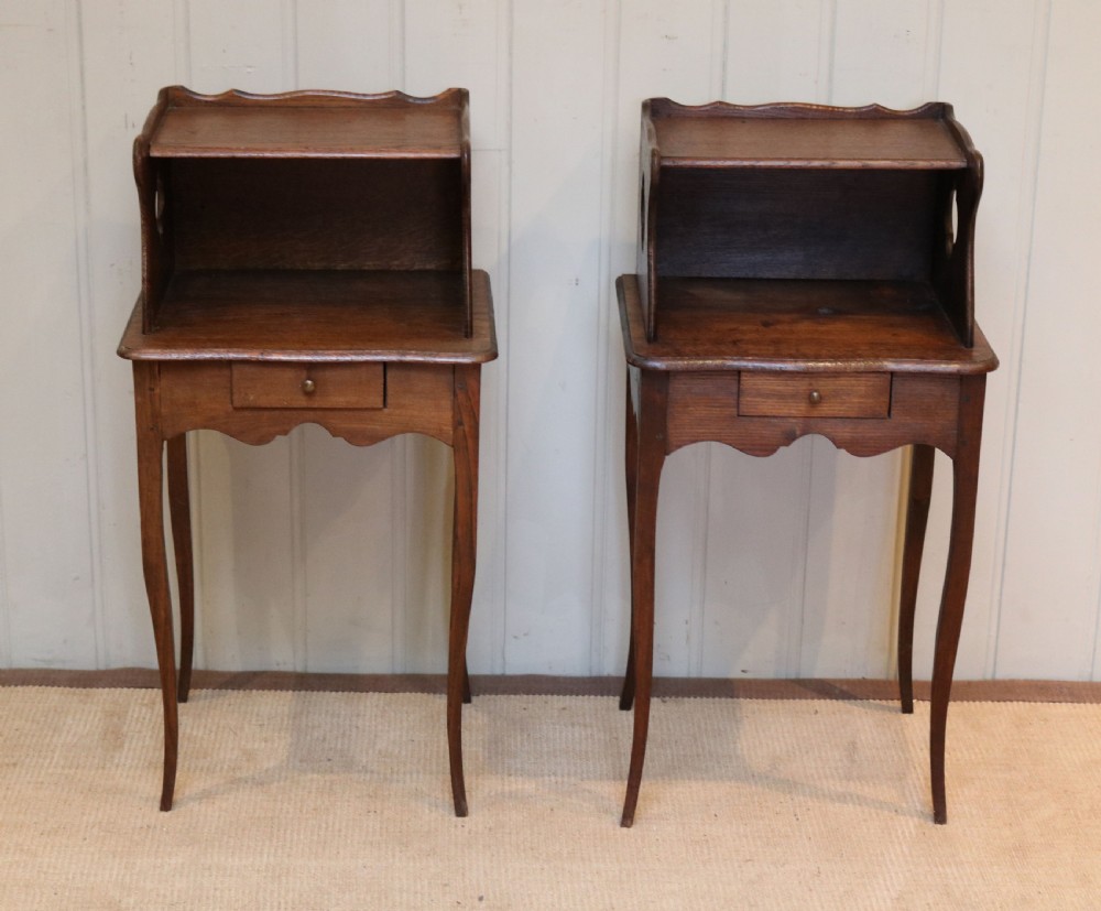Pair Of Oak Bedside Cabinets View II