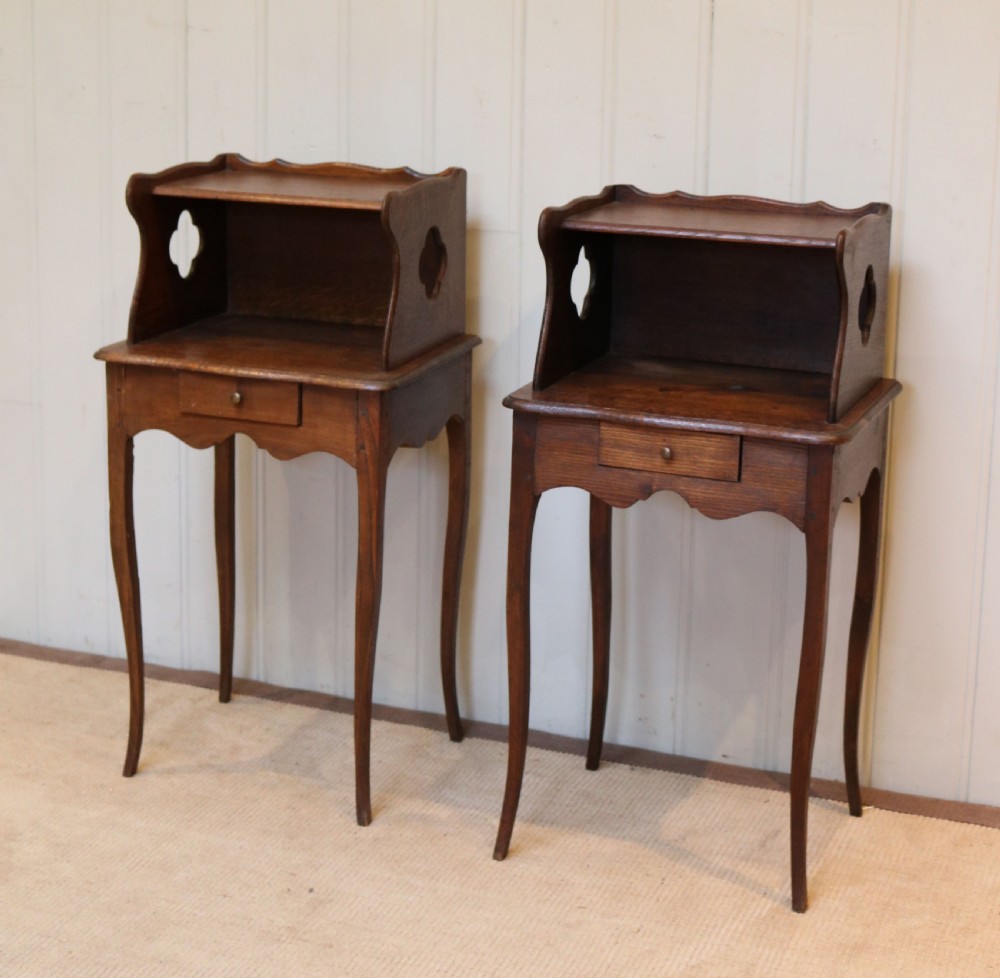 Pair Of Oak Bedside Cabinets View III