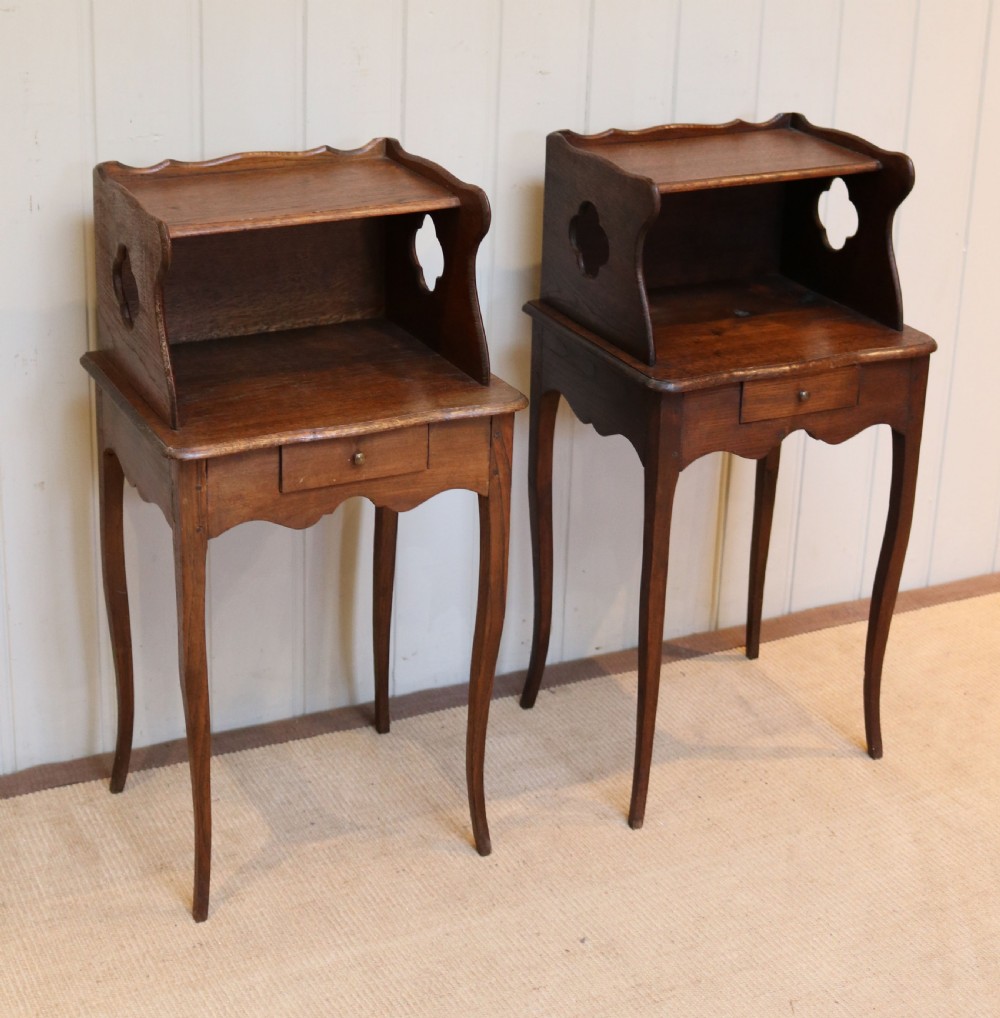 Pair Of Oak Bedside Cabinets View IV