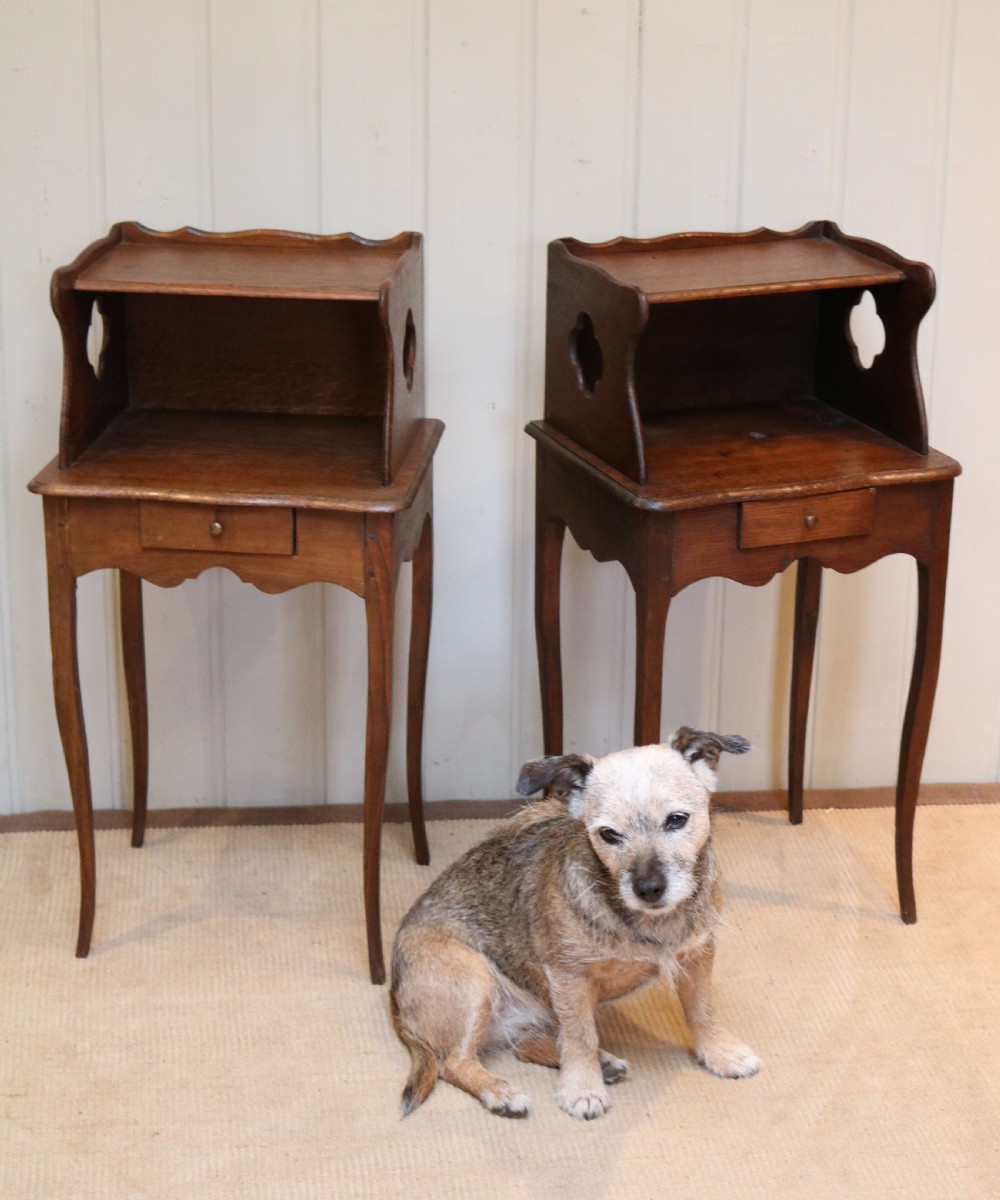 Pair Of Oak Bedside Cabinets View V