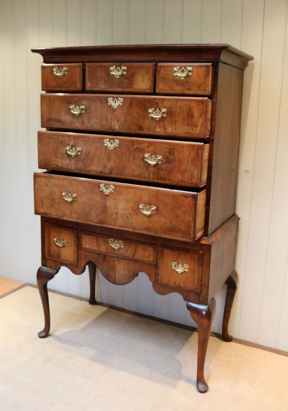 George I Walnut Chest On Stand  View V
