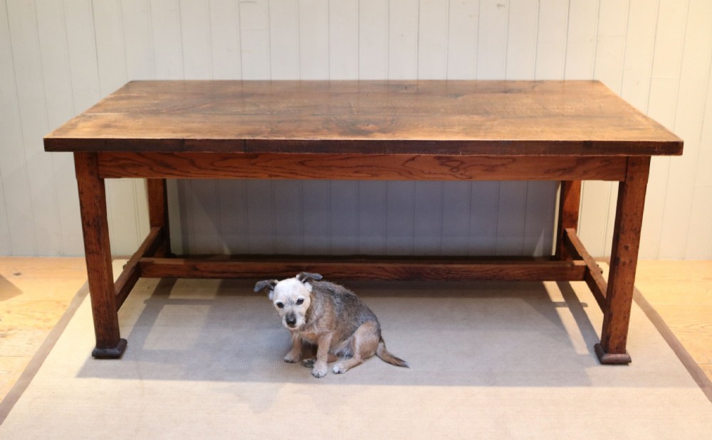 Arts And Crafts Solid Oak Farmhouse Table  View V