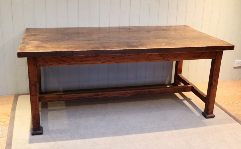 Arts And Crafts Solid Oak Farmhouse Table  View VII