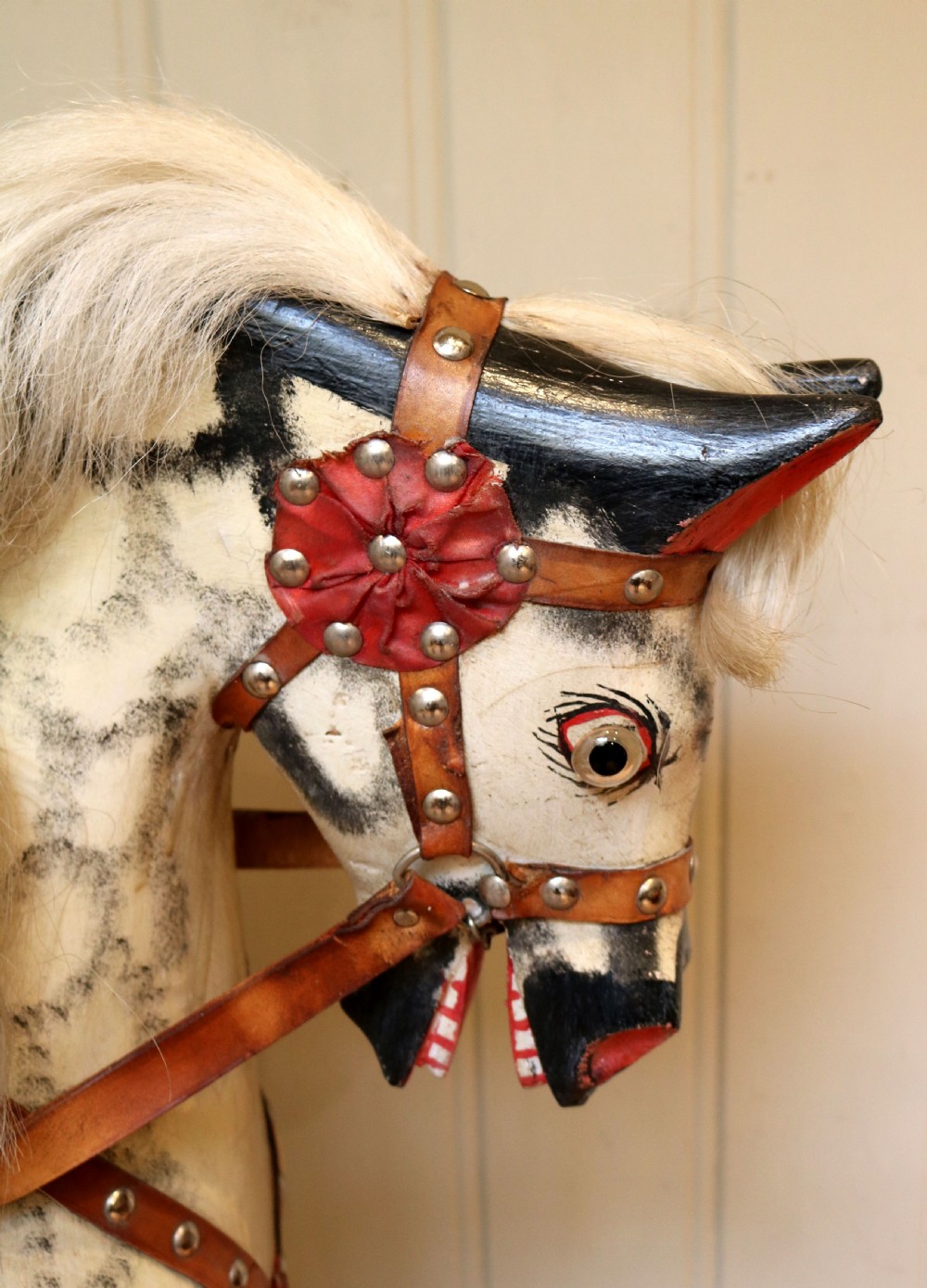 Medium Dapple Grey Rocking Horse View IV