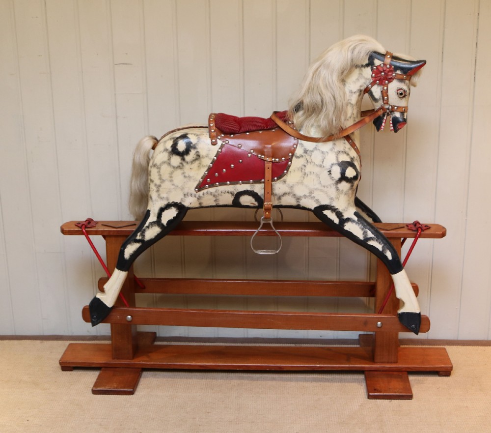 Medium Dapple Grey Rocking Horse View VII