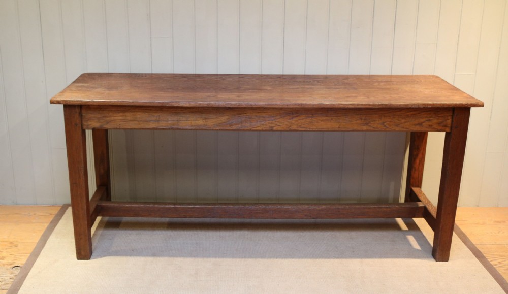 Rustic Oak Serving Table View III