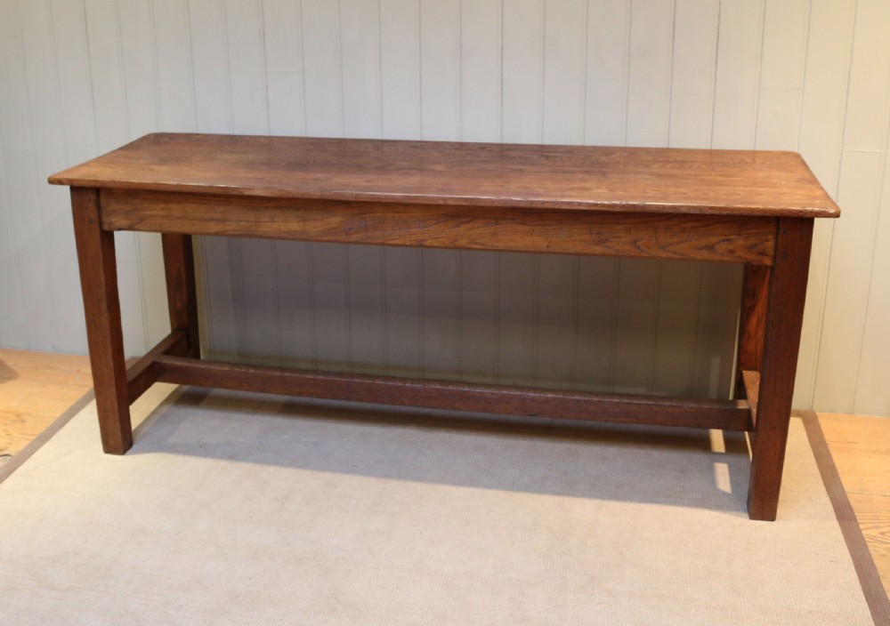 Rustic Oak Serving Table View V