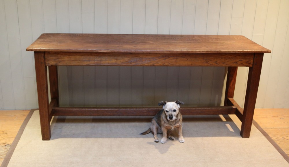 Rustic Oak Serving Table View VI