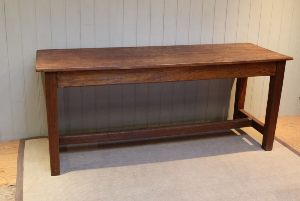 Rustic Oak Serving Table View VII