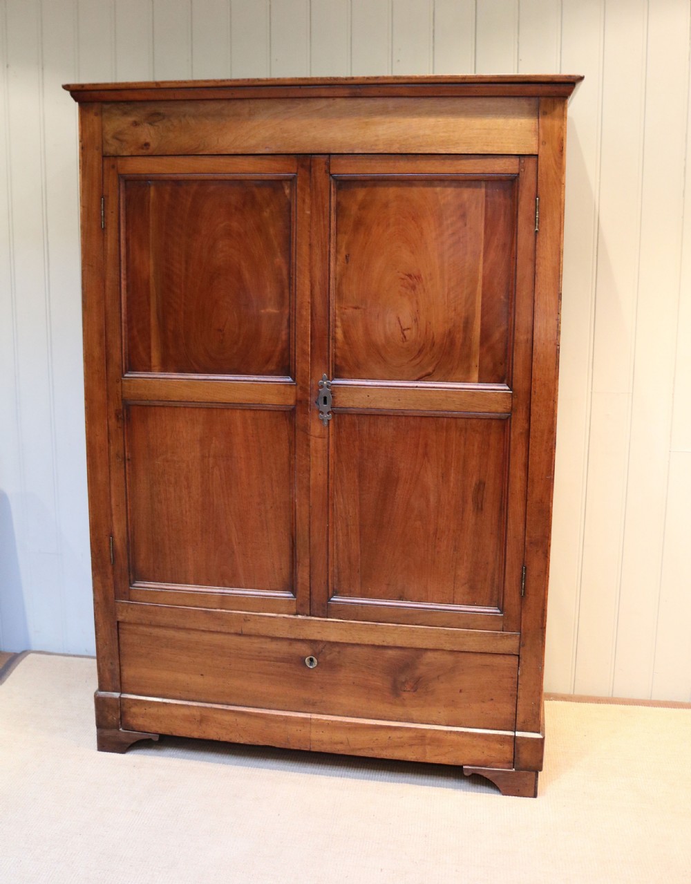 Mid 19th Century Solid Cherry Wood Armoire View III