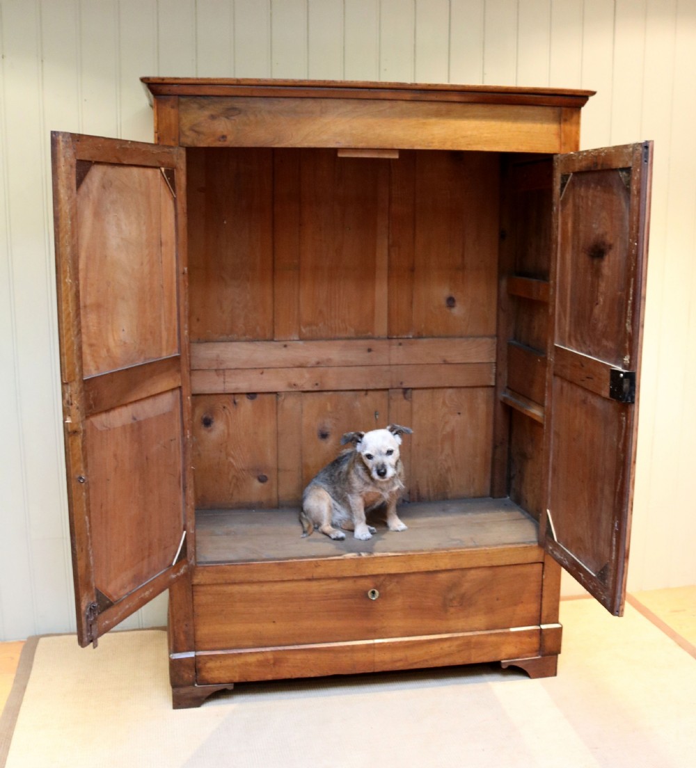 Mid 19th Century Solid Cherry Wood Armoire View IV
