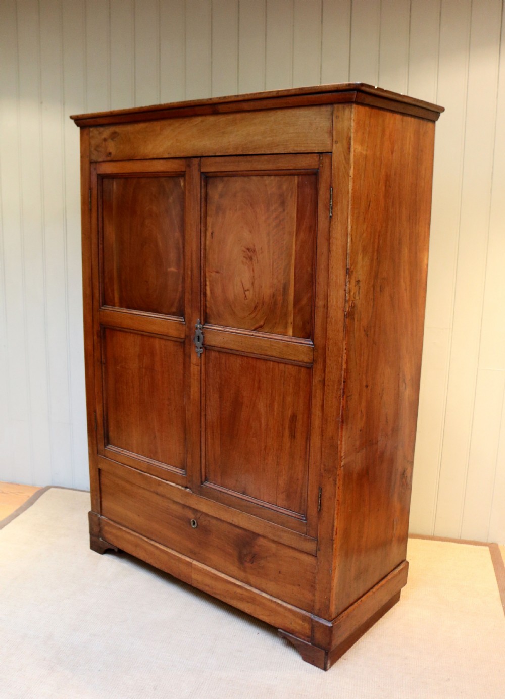 Mid 19th Century Solid Cherry Wood Armoire View V