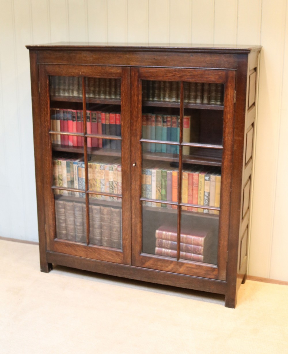 Mid 19th Century Dark Oak Bookcase View III