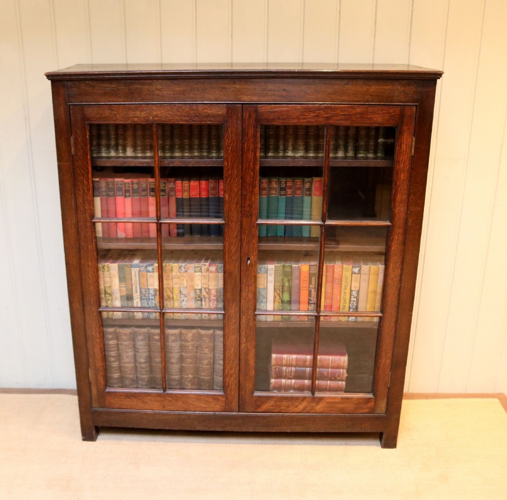 Mid 19th Century Dark Oak Bookcase View V