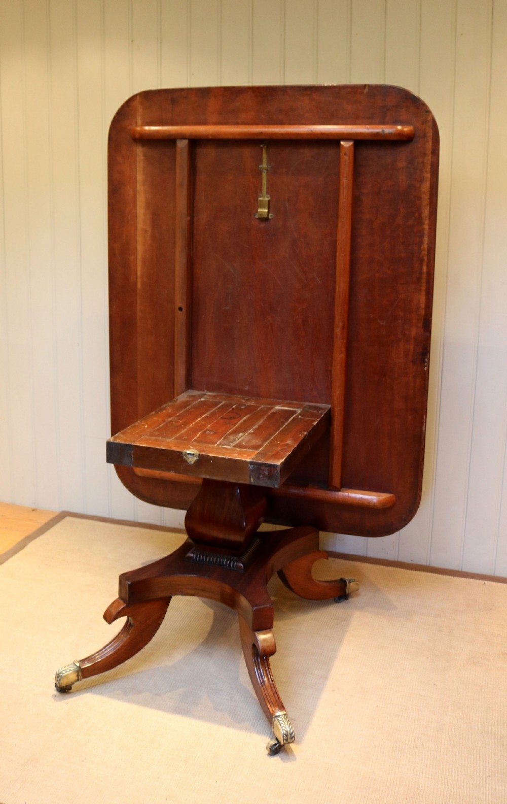 Solid Mahogany Crossbanded Dining Table View VI