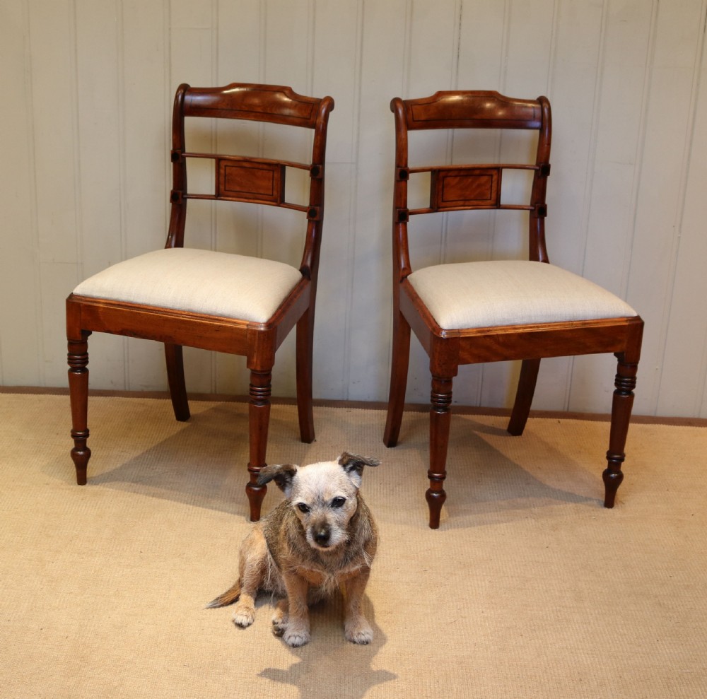 Set Of Six Regency Mahogany Dining Chairs  View IV