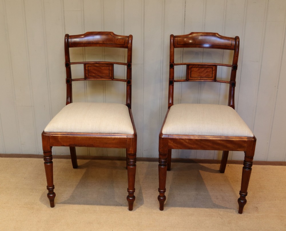 Set Of Six Regency Mahogany Dining Chairs  View VI