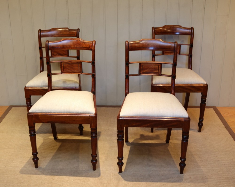Set Of Six Regency Mahogany Dining Chairs  View VIII