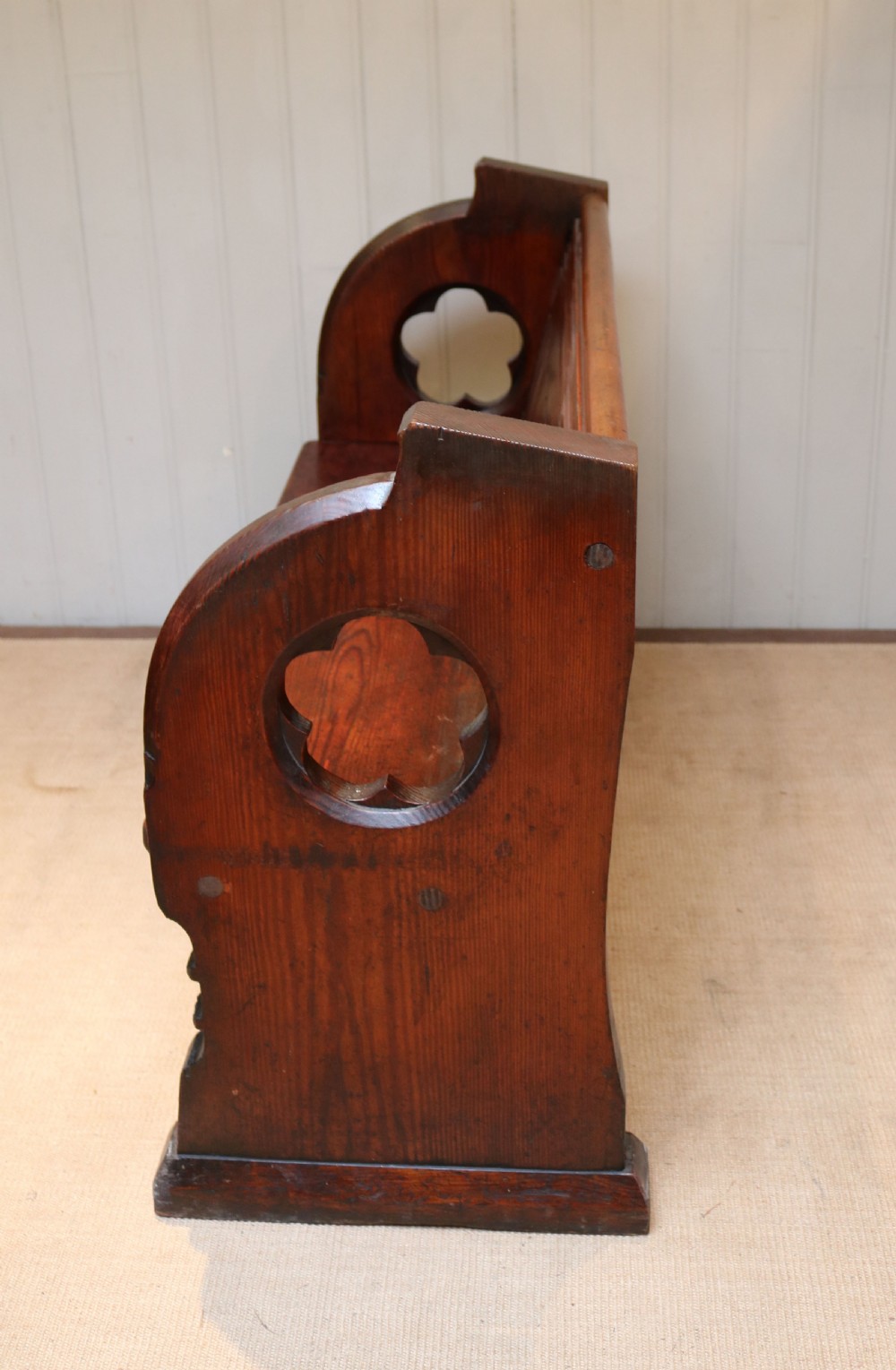 Pitch Pine Church Pew View VI