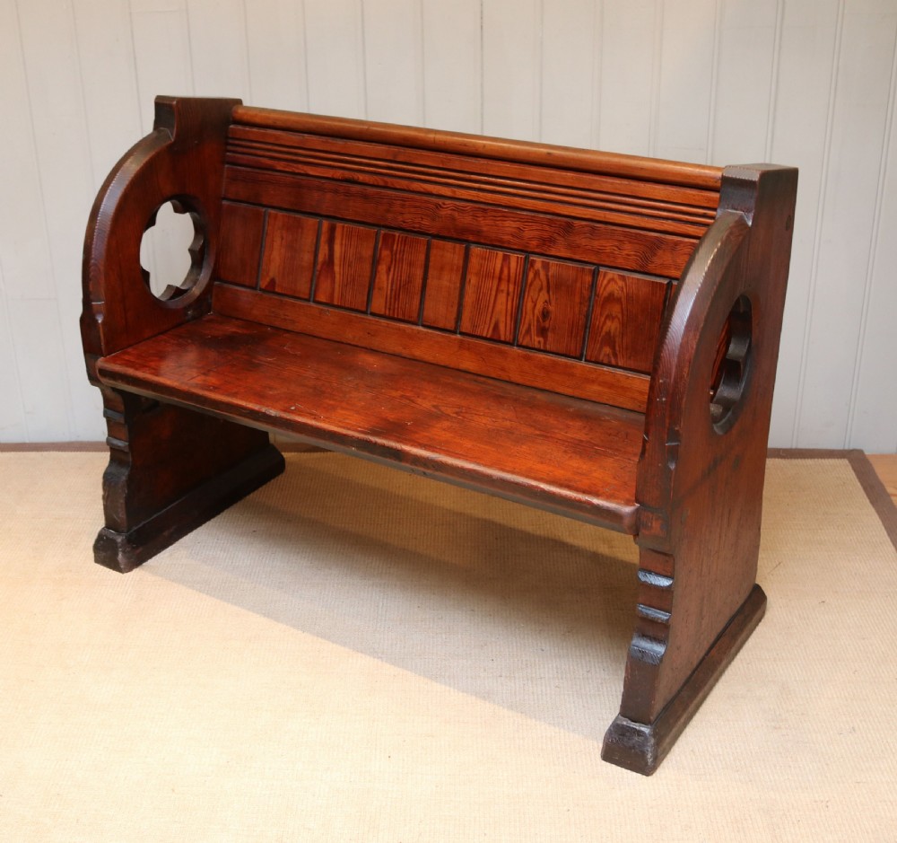 Pitch Pine Church Pew View VII