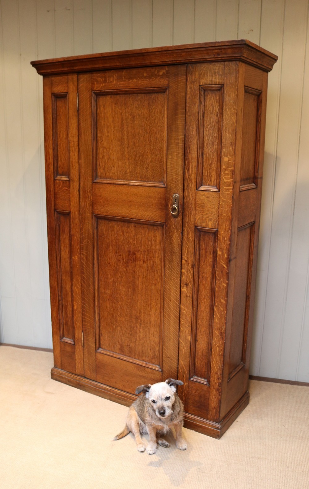 Solid Oak Hall Cupboard View VI