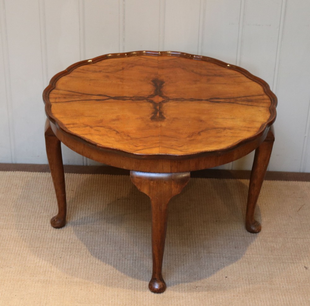  Walnut Low Circular Table 