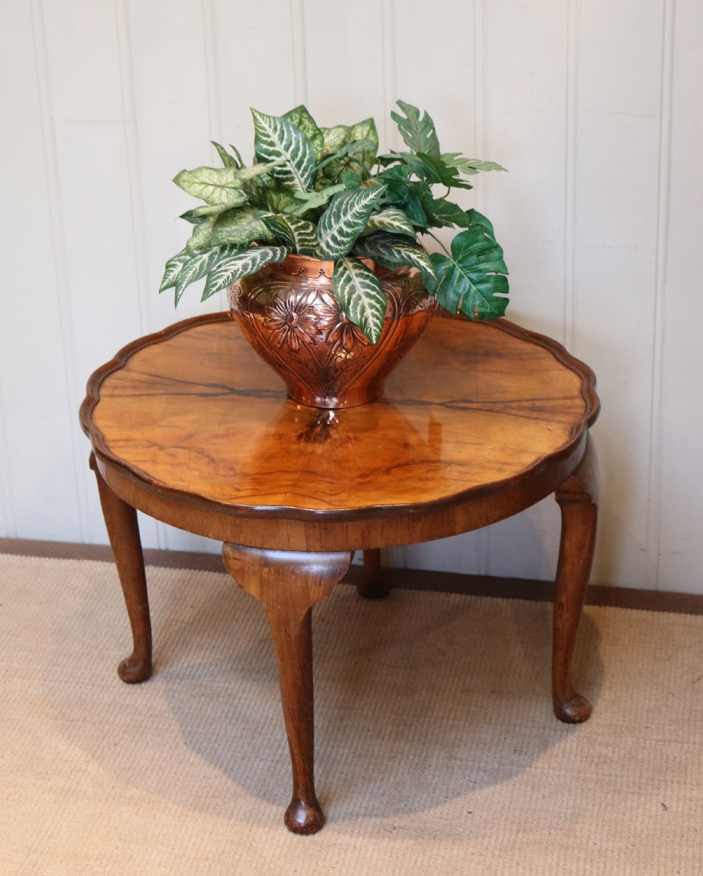  Walnut Low Circular Table  View III