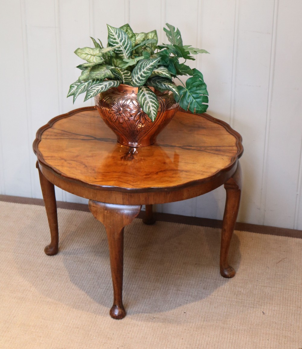  Walnut Low Circular Table  View V