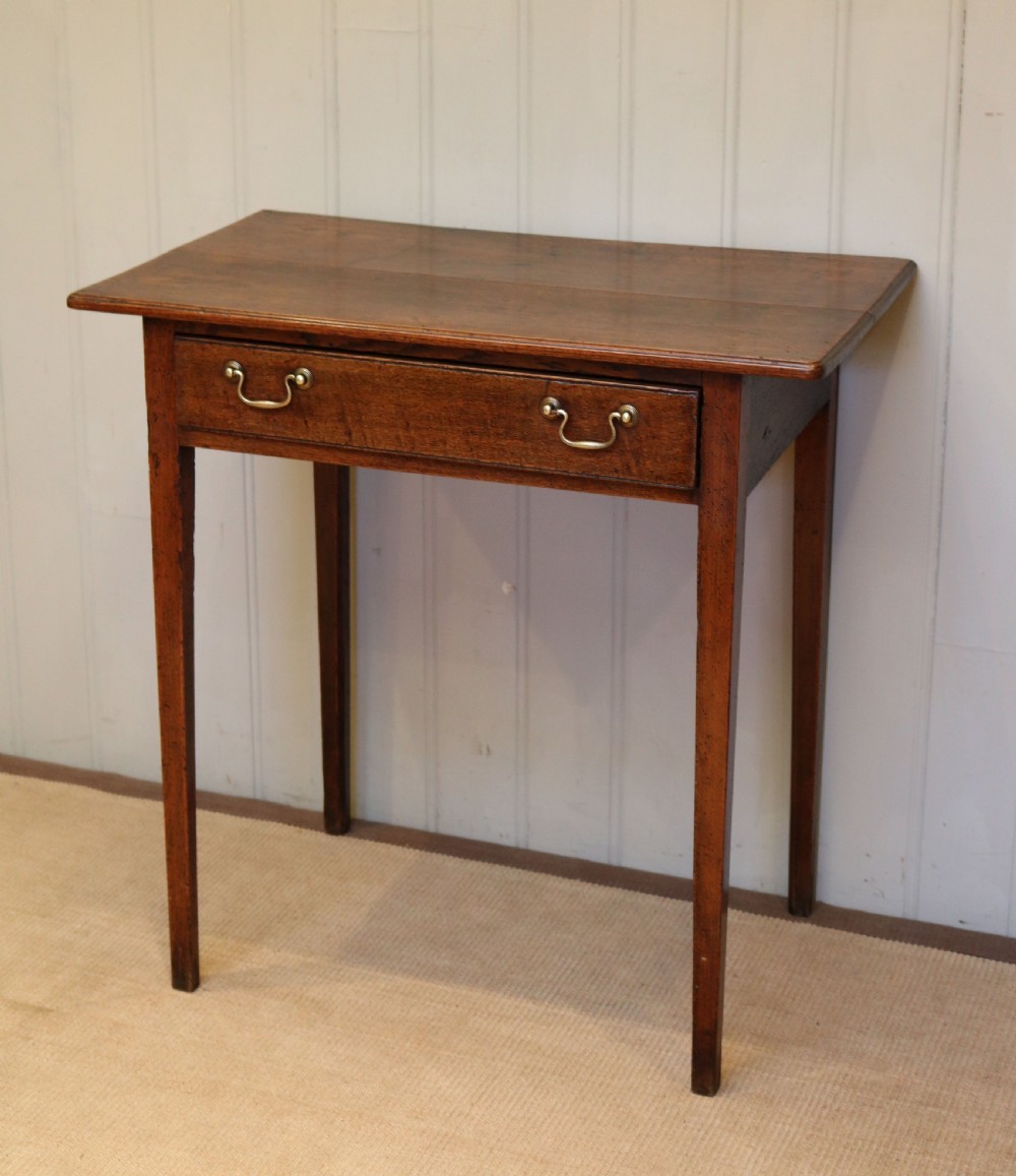 George III Oak Side Table View III