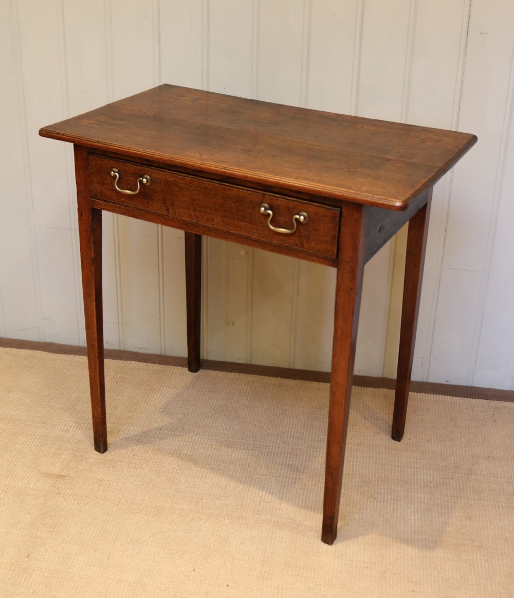 George III Oak Side Table View VIII