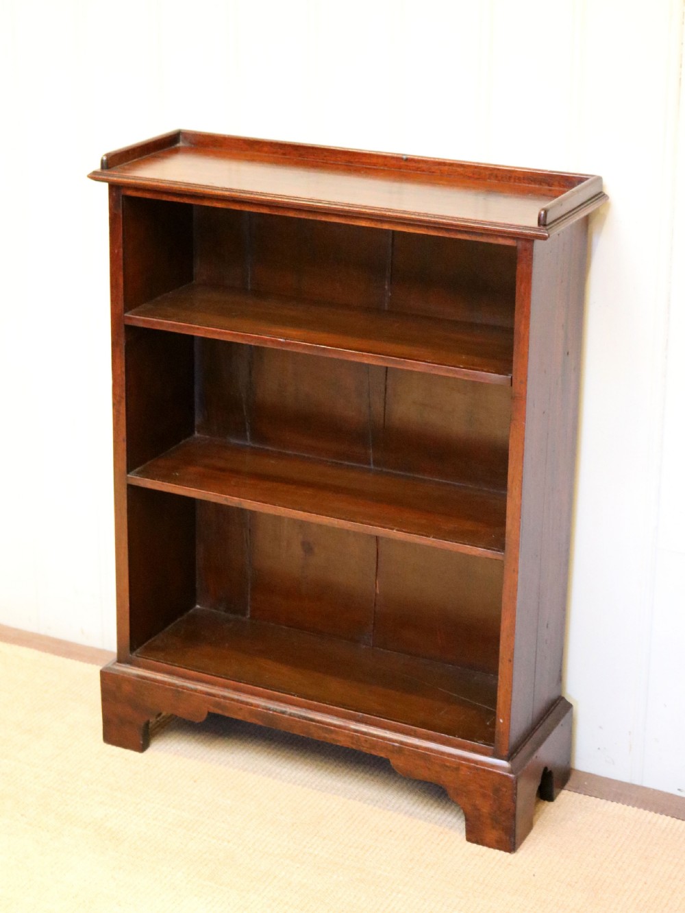 Victorian Mahogany Open Bookcase  View II