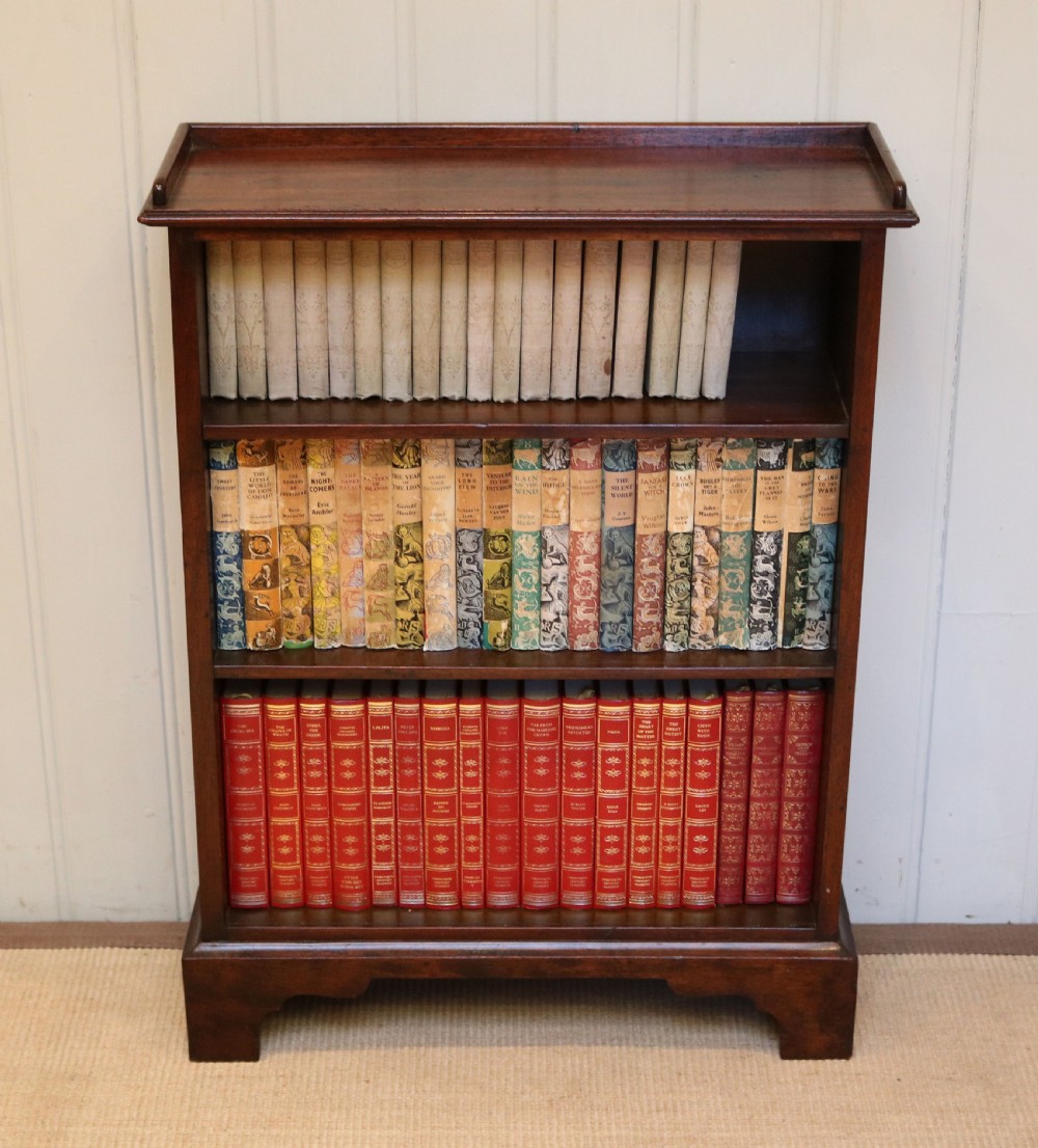 Victorian Mahogany Open Bookcase  View III