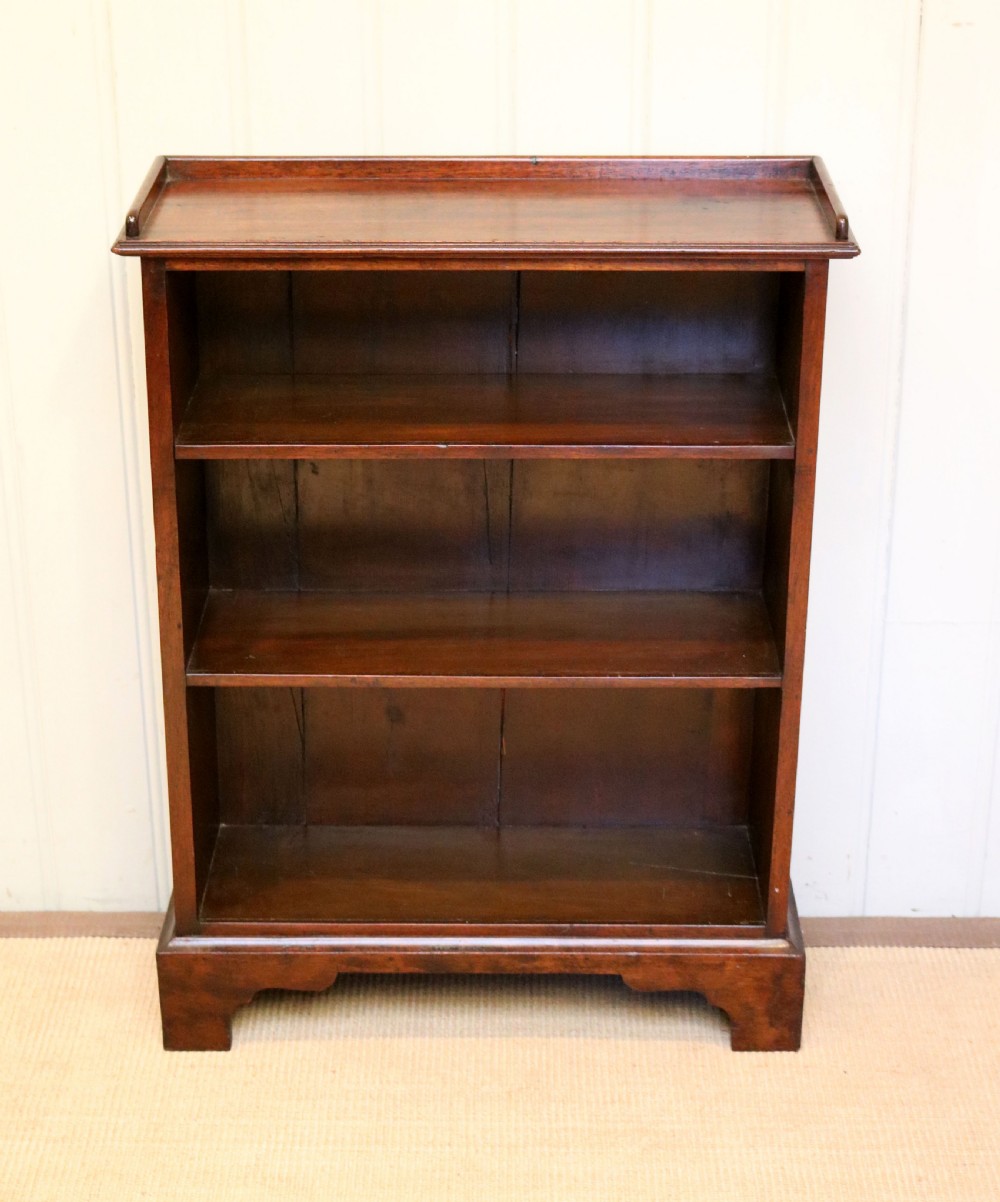 Victorian Mahogany Open Bookcase  View IV