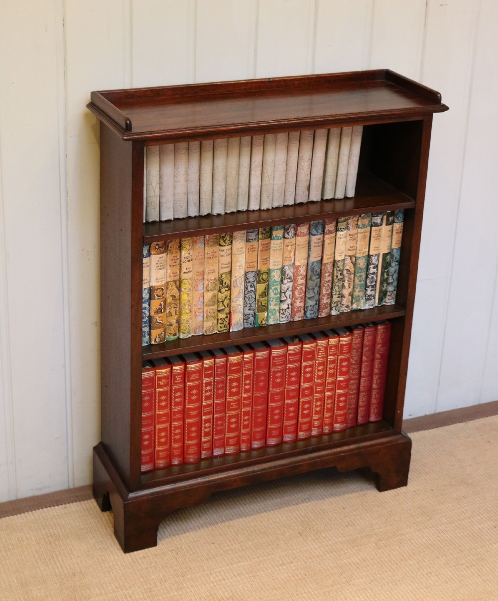 Victorian Mahogany Open Bookcase  View V