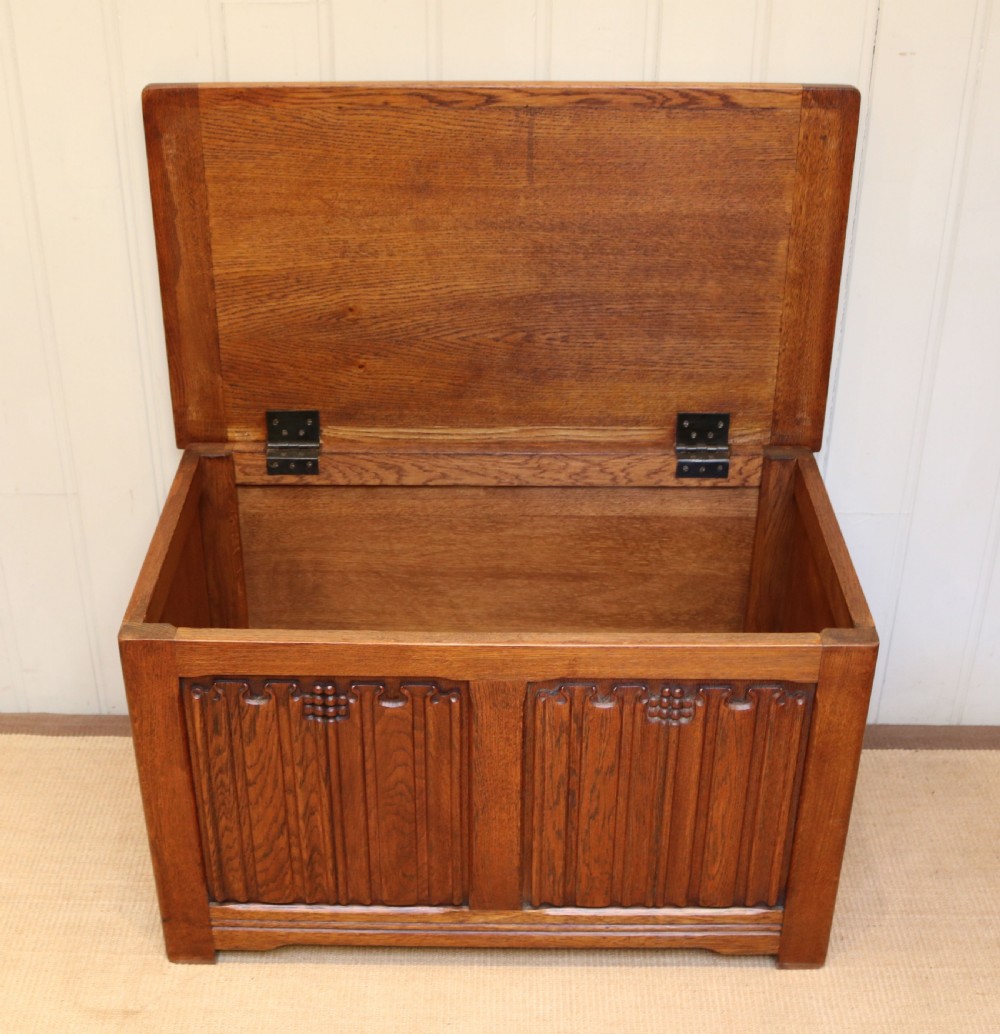 Small  Oak Coffer View VIII